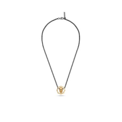 бижутерия,police,peagn2212102,necklace,grey,(gray)