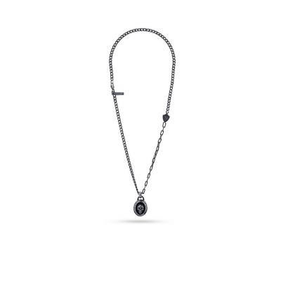 бижутерия,police,peagn2212112,necklace,black