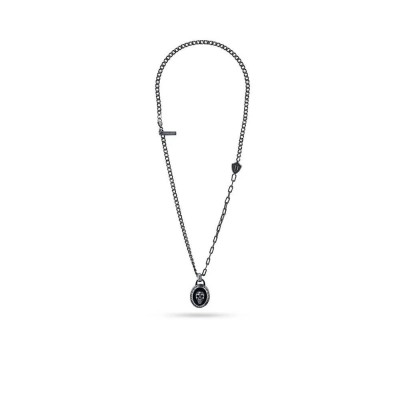 бижутерия,police,peagn2212112,necklace,black,(black)