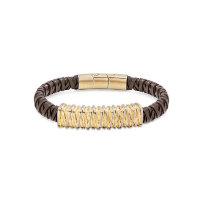 бижутерия,police,pejgb2112301,bracelet,brown,(brown)