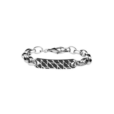 бижутерия,police,pj.26355bss,bracelet,silver,(silver)