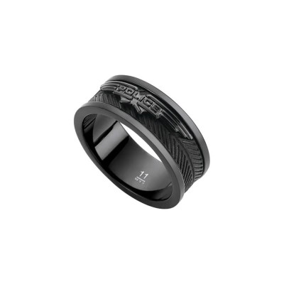 бижутерия,police,pj.26401rsub,ring,black,(black)