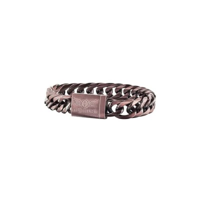 бижутерия,police,s14agt02b,bracelet,brown,(brown)