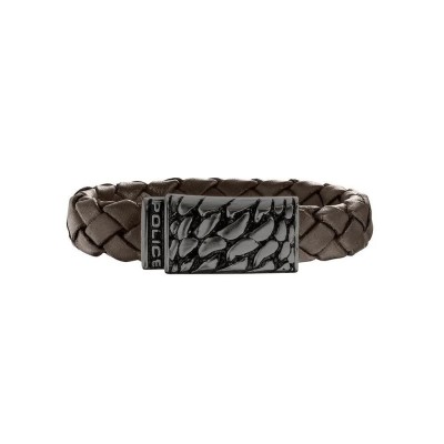 бижутерия,police,s14ahw04b,bracelet,brown,(brown)