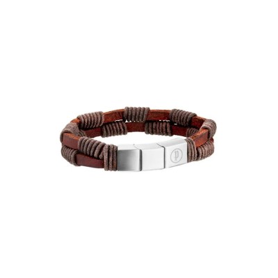 бижутерия,police,s14ajl02b,bracelet,brown,(brown)