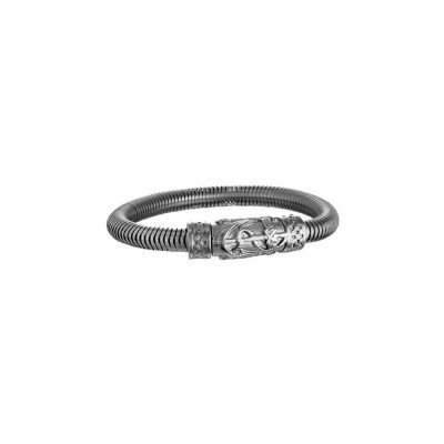 бижутерия,police,s14ajp02b,bracelet,black,(black)