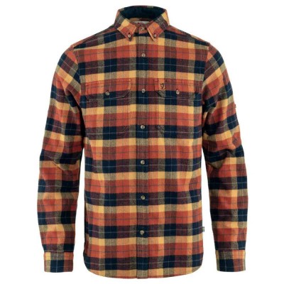 риза,с,дълъг,ръкав,мъжки,ризи,fjällräven,singi,heavy,flannel,long,sleeve,shirt,autumn,leaf,dark,navy