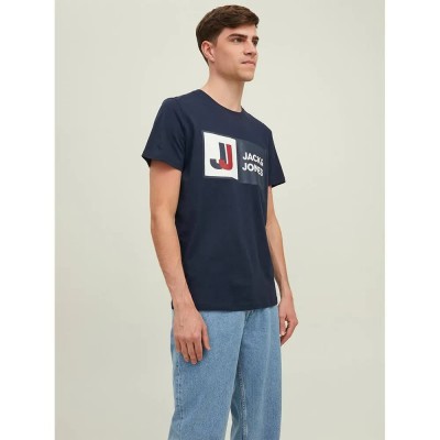 тениска,мъжки,тениски,jack,&,jones,logan,short,sleeve,t,shirt,navy,blazer,(blue)