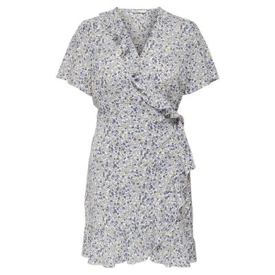 рокля,дамски,поли,и,рокли,only,carly,short,sleeve,dress,white,(cloud,dancer)