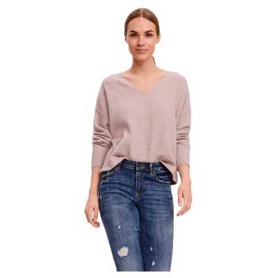 блуза,дамски,пуловери,дамски,плетени,дрехи,vero,moda,doffy,v,neck,sweater,woodrose,(beige)