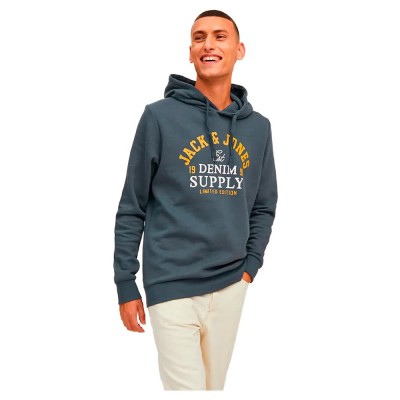 суичър,мъжки,пуловери,jack,&,jones,logo,hoodie,ombre,blue,(blue)