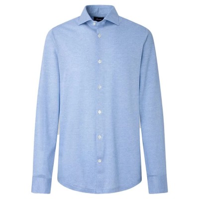 риза,с,дълъг,ръкав,мъжки,ризи,façonnable,cont,mas,blu,long,sleeve,shirt,blue,(azure,blue)