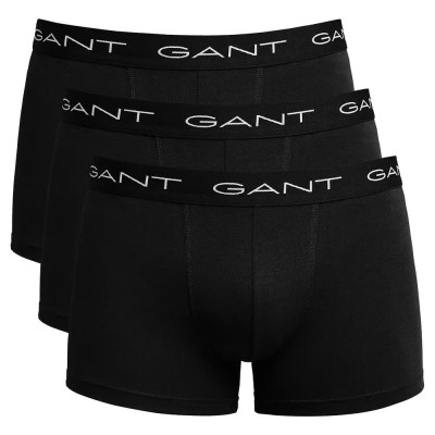 боксерки,мъжко,бельо,gant,9000030035,boxers,3,units,black,(black)