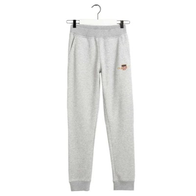 анцуг,детски,панталони,gant,archive,shield,sweat,pants,light,grey,melange,(white)