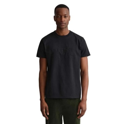 тениска,мъжки,тениски,gant,d1,tonal,archive,shield,short,sleeve,t,shirt,black,(black)