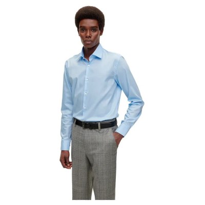 риза,с,дълъг,ръкав,мъжки,ризи,boss,hank,kent,long,sleeve,shirt,blue,(light,pastel,blue,450)