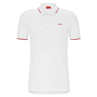 мъжки,блузи,с,яка,hugo,dinoso,short,sleeve,polo,white