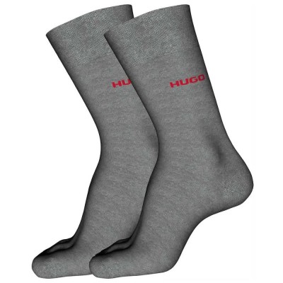 чорапи,мъжки,чорапи,hugo,50468099,socks,2,pairs,black,(medium,grey)