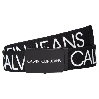 колан,колани,calvin,klein,jeans,canvas,logo,belt,black,(ck,black)