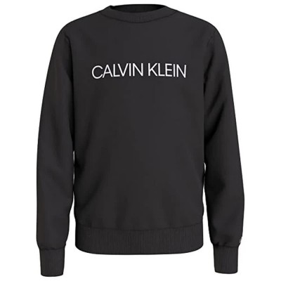 блуза,детски,блузи,calvin,klein,jeans,institutional,logo,sweatshirt,black