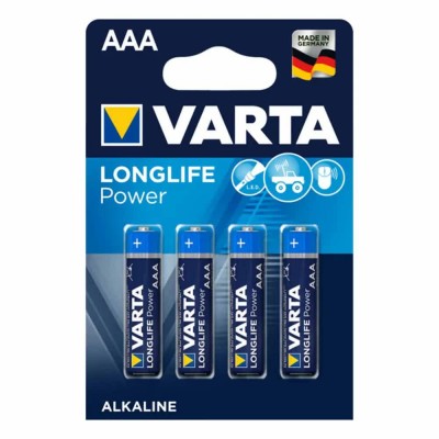 батерии,varta,ir03,aaa,alkaline,battery,4,units,blue,(blue,silver)