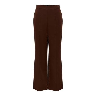 панталони,дамски,панталони,pieces,bossy,wide,pants,chicory,coffee,(brown)