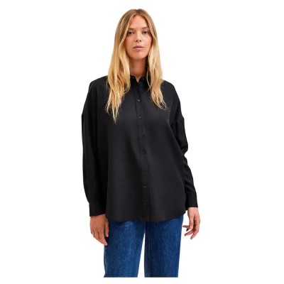 риза,с,дълъг,ръкав,дамски,ризи,selected,sanni,long,sleeve,shirt,blue,(black)
