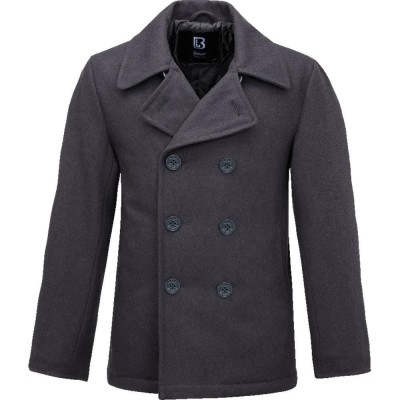 палто,мъжки,якета,brandit,pea,coat,anthracite,(grey)