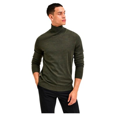 блуза,мъжки,пуловери,selected,town,roll,neck,sweater,beige