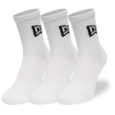чорапи,мъжки,чорапи,new,era,flag,crew,crew,socks,3,pairs,white,(white)