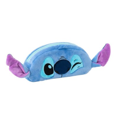 канцеларски,принадлежности,disney,stitch,plush,pencil,case,blue,(multicolor)