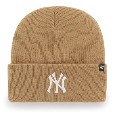 шапка,всички,шапки,47,mlb,new,york,yankees,haymaker,beanie,camel