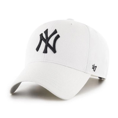 шапка,всички,шапки,47,mlb,new,york,yankees,raised,basic,mvp,cap,white