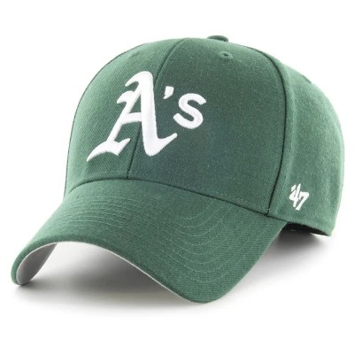 шапка,всички,шапки,47,mlb,oakland,athletcis,mvp,cap,green,(dark,green)