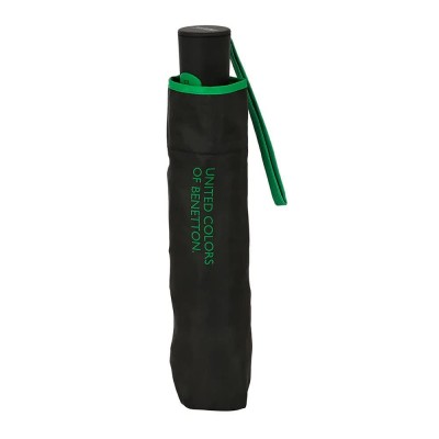 чадър,чадъри,safta,benetton,love,foldable,automatic,umbrella,52,cm,multicolor,(green)