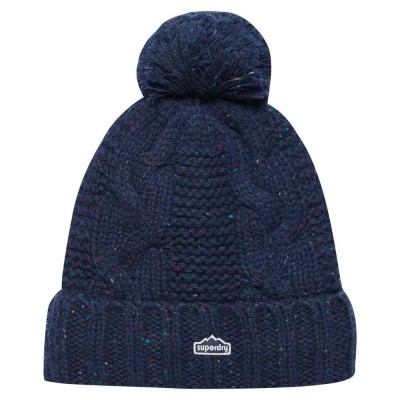 шапка,всички,шапки,superdry,vintage,cable,beanie,blue,(deep,navy,tweed)