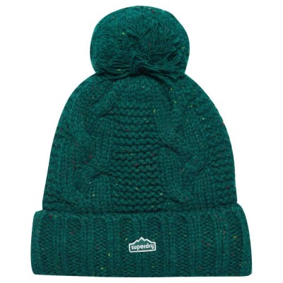 шапка,всички,шапки,superdry,vintage,cable,beanie,forest,green,tweed,(green)
