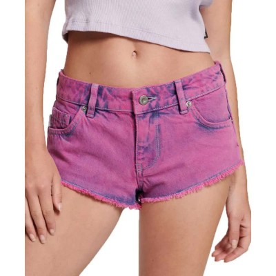къси,панталони,дамски,панталони,superdry,vintage,washed,hot,shorts,pink,wash,(pink)