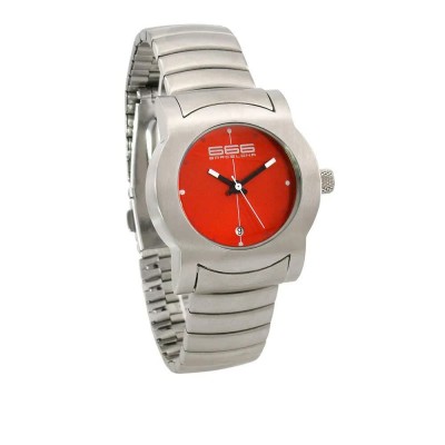 часовник,часовници,666barcelona,666,246,woman,watch,silver,(red)
