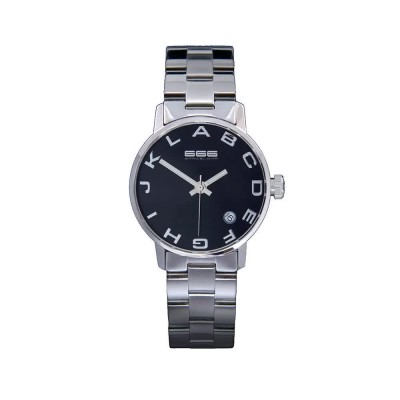 часовник,часовници,666barcelona,666,276,watch,black,silver,(black)