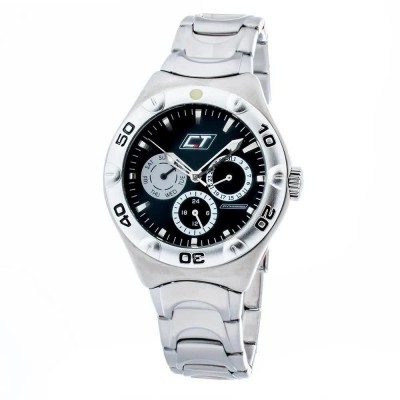 часовник,часовници,chronotech,cc7051m,02m,watch,silver,(black)