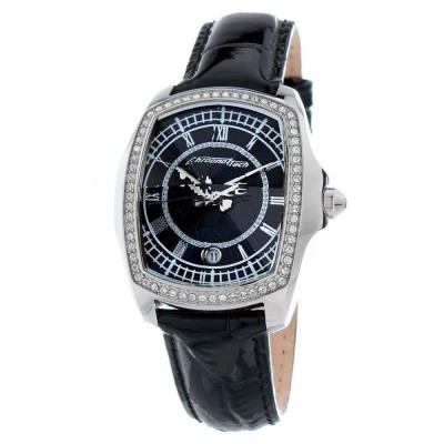 часовник,часовници,chronotech,ct7896ls,92,woman,watch,silver,(black)