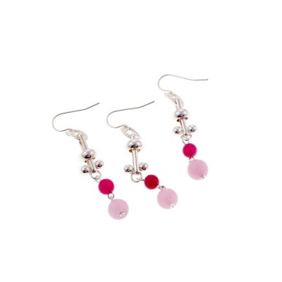 бижутерия,cristian,lay,494540,earrings,golden,(pink)