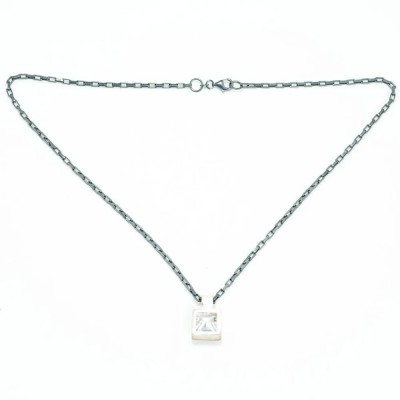 бижутерия,demaria,dmc6110289,bl,necklace,silver,(grey)