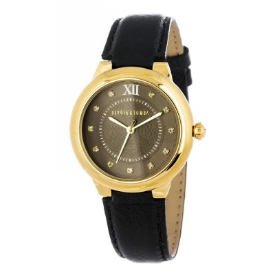 часовник,часовници,devota,&,lomba,watches,dl006w,02blac,woman,watch,golden,(black)