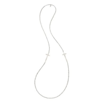 бижутерия,folli,follie,1n13f005,necklace,clear,(silver)