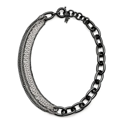 бижутерия,folli,follie,1n14t069ka,necklace,black,(black)