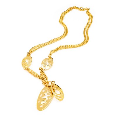 бижутерия,folli,follie,1n8t071y,necklace,golden,(golden)
