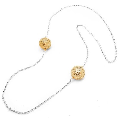 бижутерия,folli,follie,1n9s013y,necklace,golden,(silver)