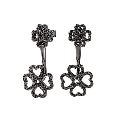 бижутерия,folli,follie,3e17s032kk,earrings,black,(black)